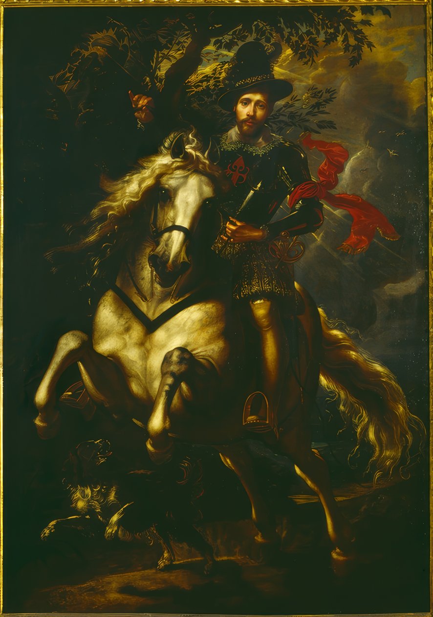 Bildnis des Giovanni Carlo Doria zu Pferde von Peter Paul Rubens