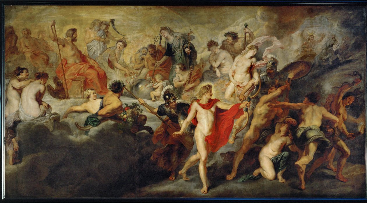 Rat der Götter über die spanischen Ehen von Peter Paul Rubens