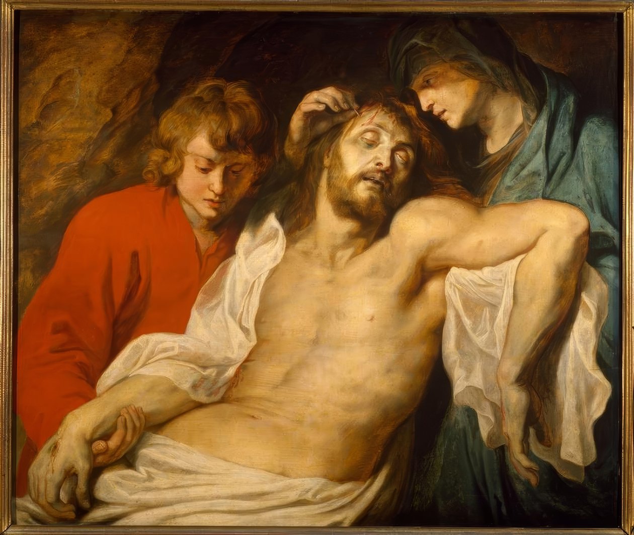 Die Beweinung Christi durch Maria und Johannes von Peter Paul Rubens