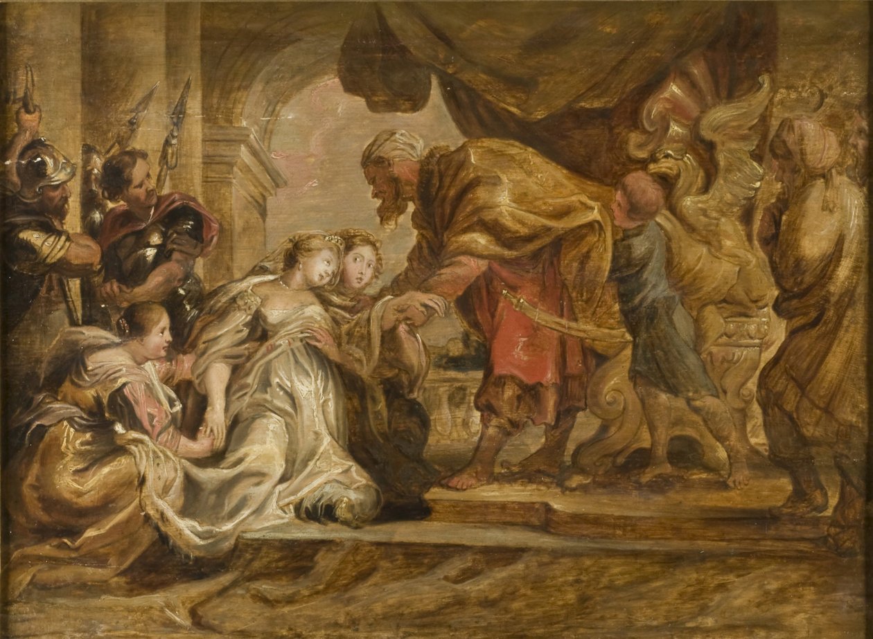 Esther und Ahasveros von Peter Paul Rubens