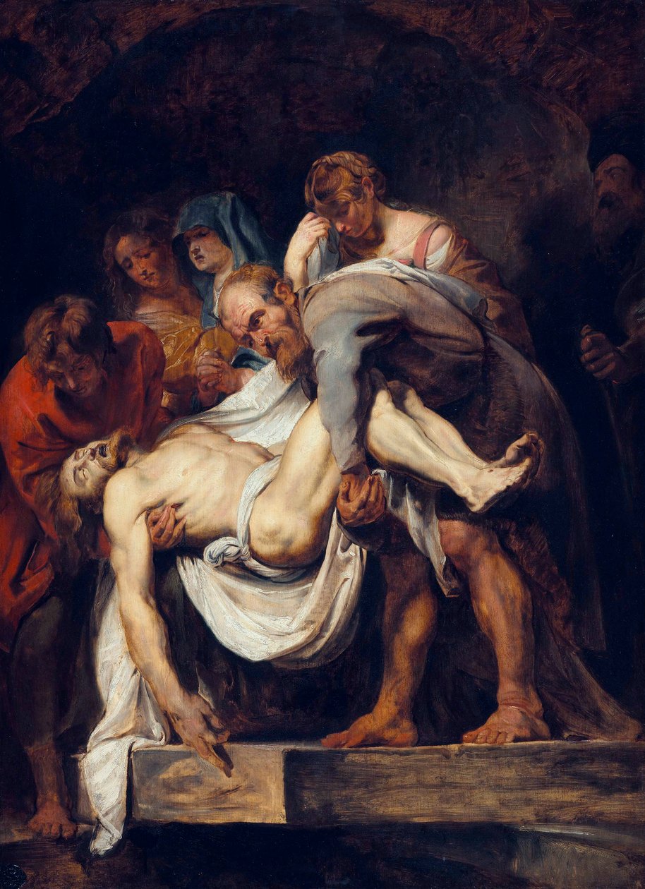 Die Grablegung von Peter Paul Rubens