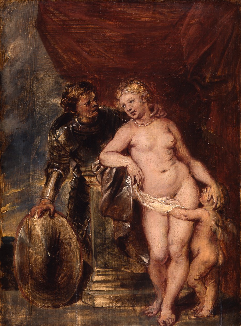 Mars, Venus und Amor von Peter Paul Rubens