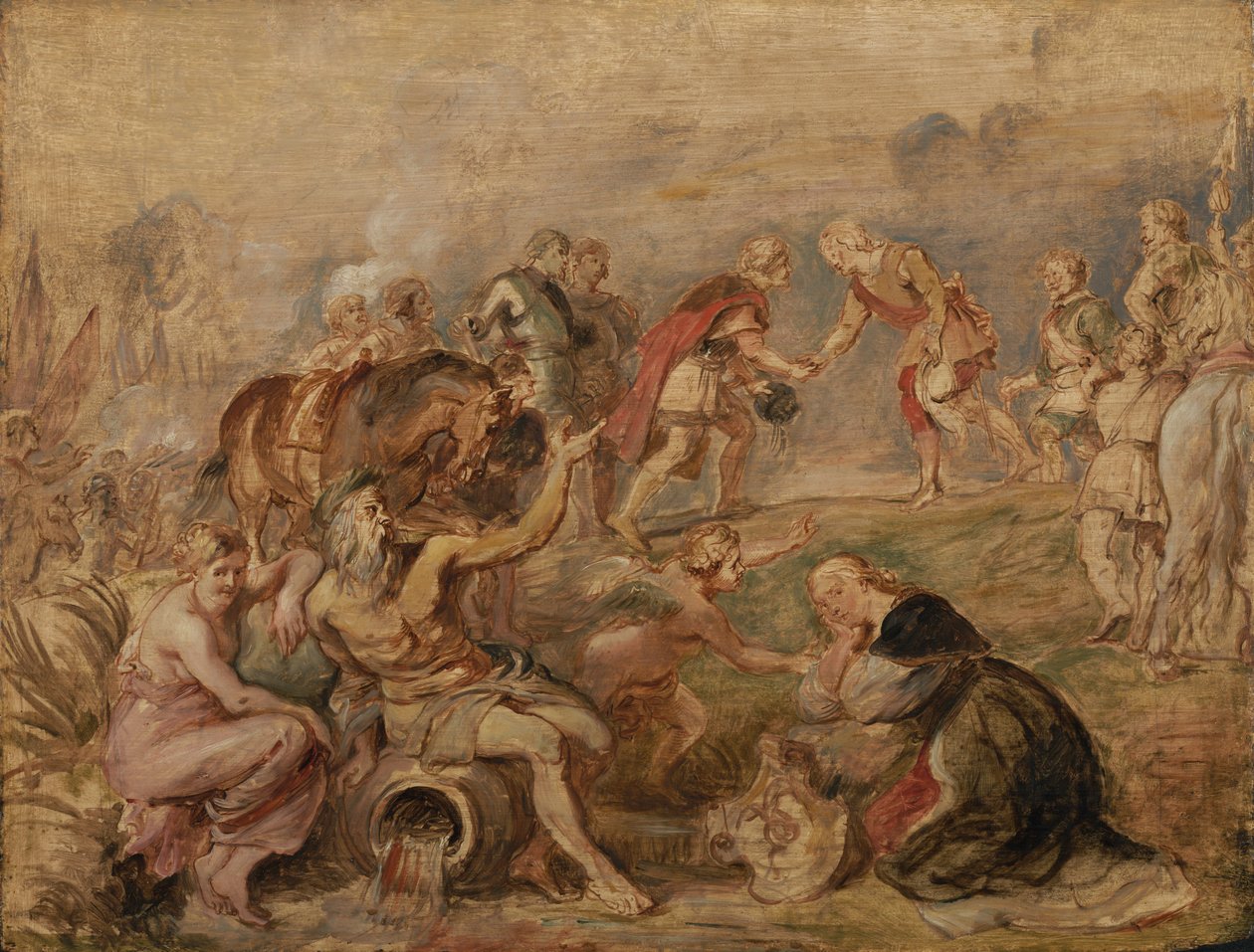 Treffen von König Ferdinand von Ungarn und Kardinal-Infant Ferdinand von Spanien in Nördlingen von Peter Paul Rubens
