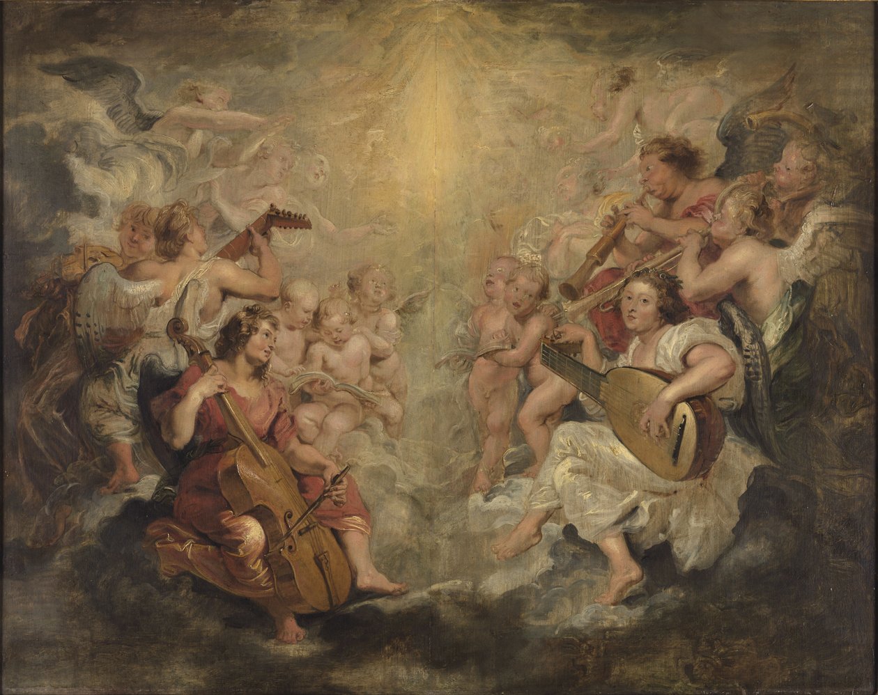 Musizierende Engel von Peter Paul Rubens