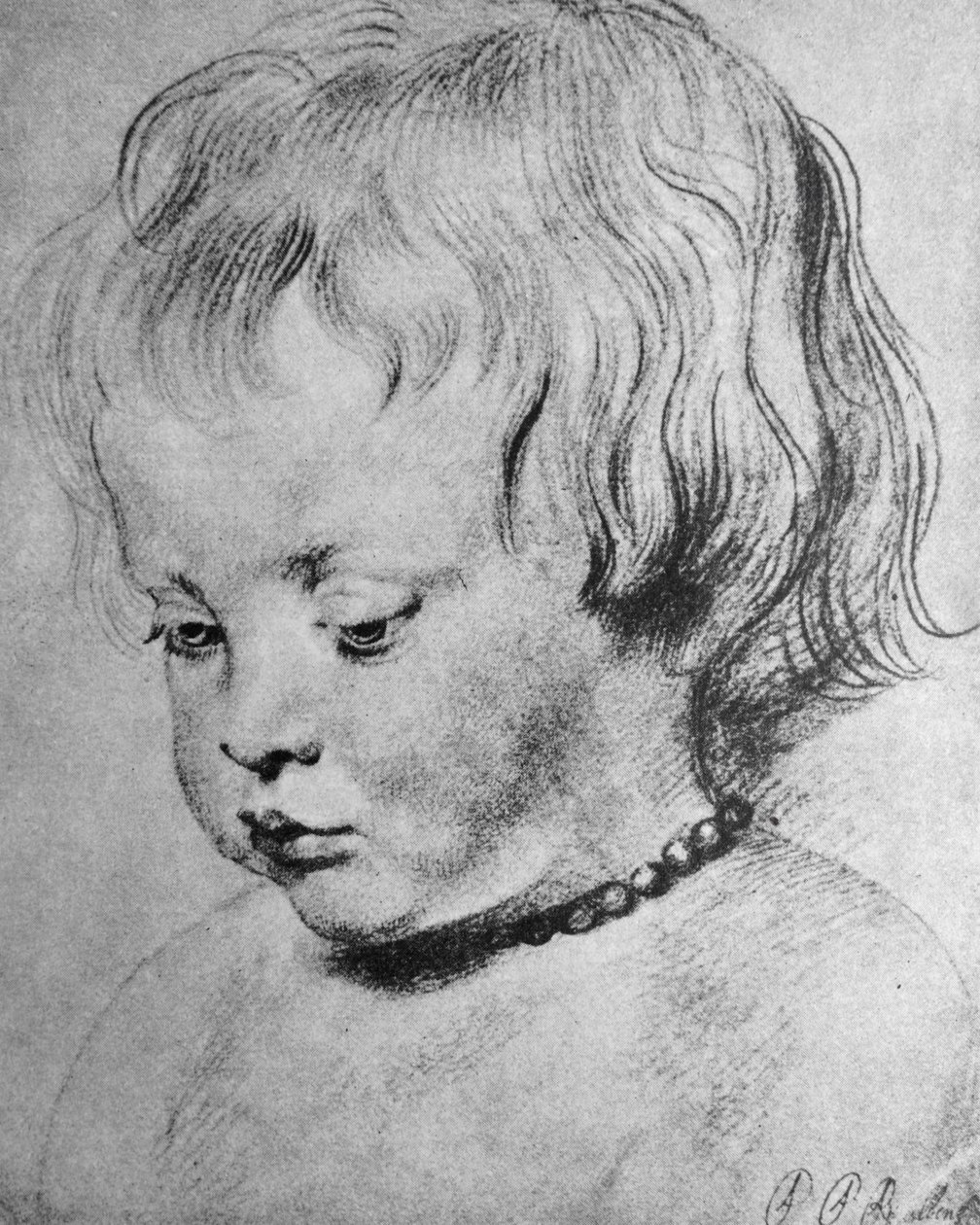 Nicholaas Rubens trägt eine Korallenkette von Peter Paul Rubens
