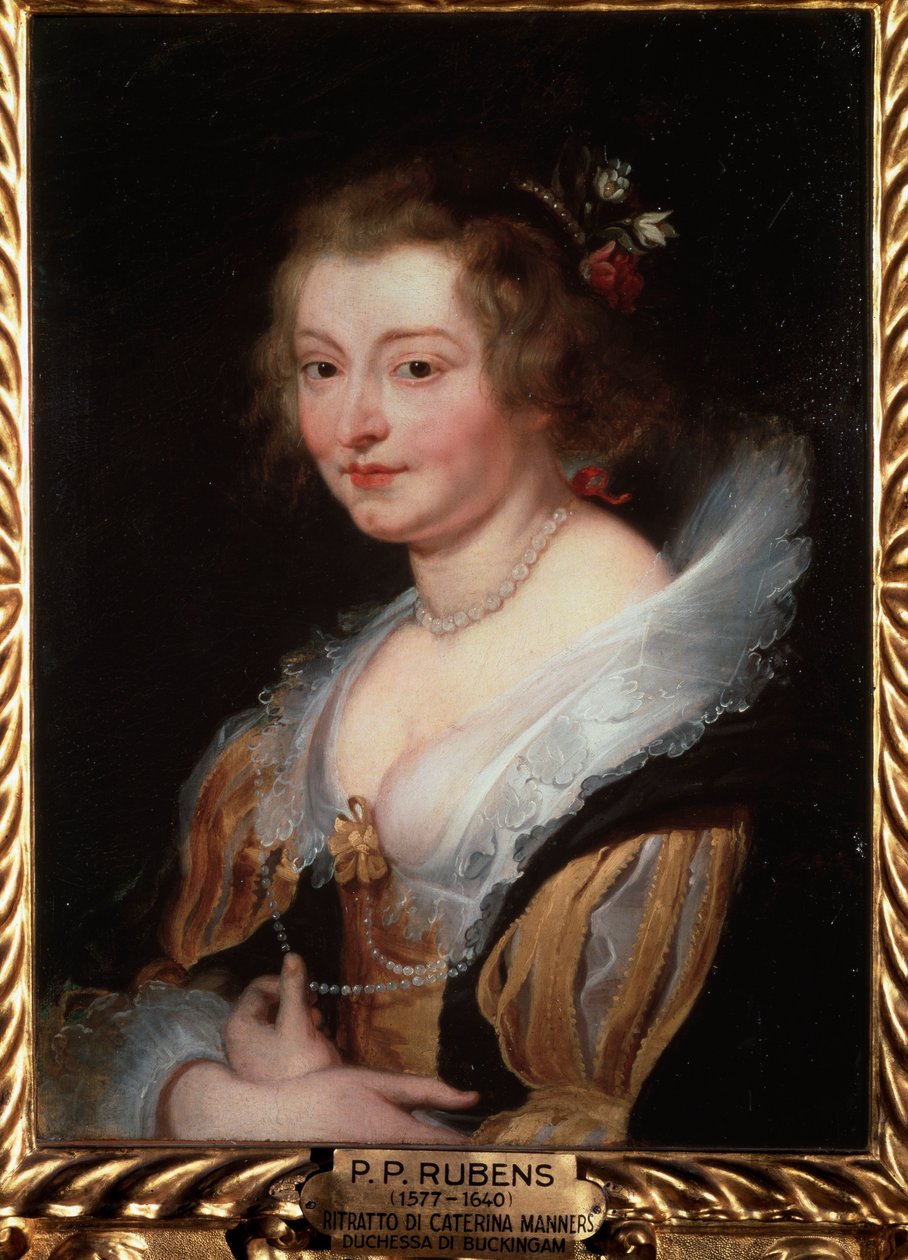 Porträt von Catherine Manners, Herzogin von Buckingham von Peter Paul Rubens