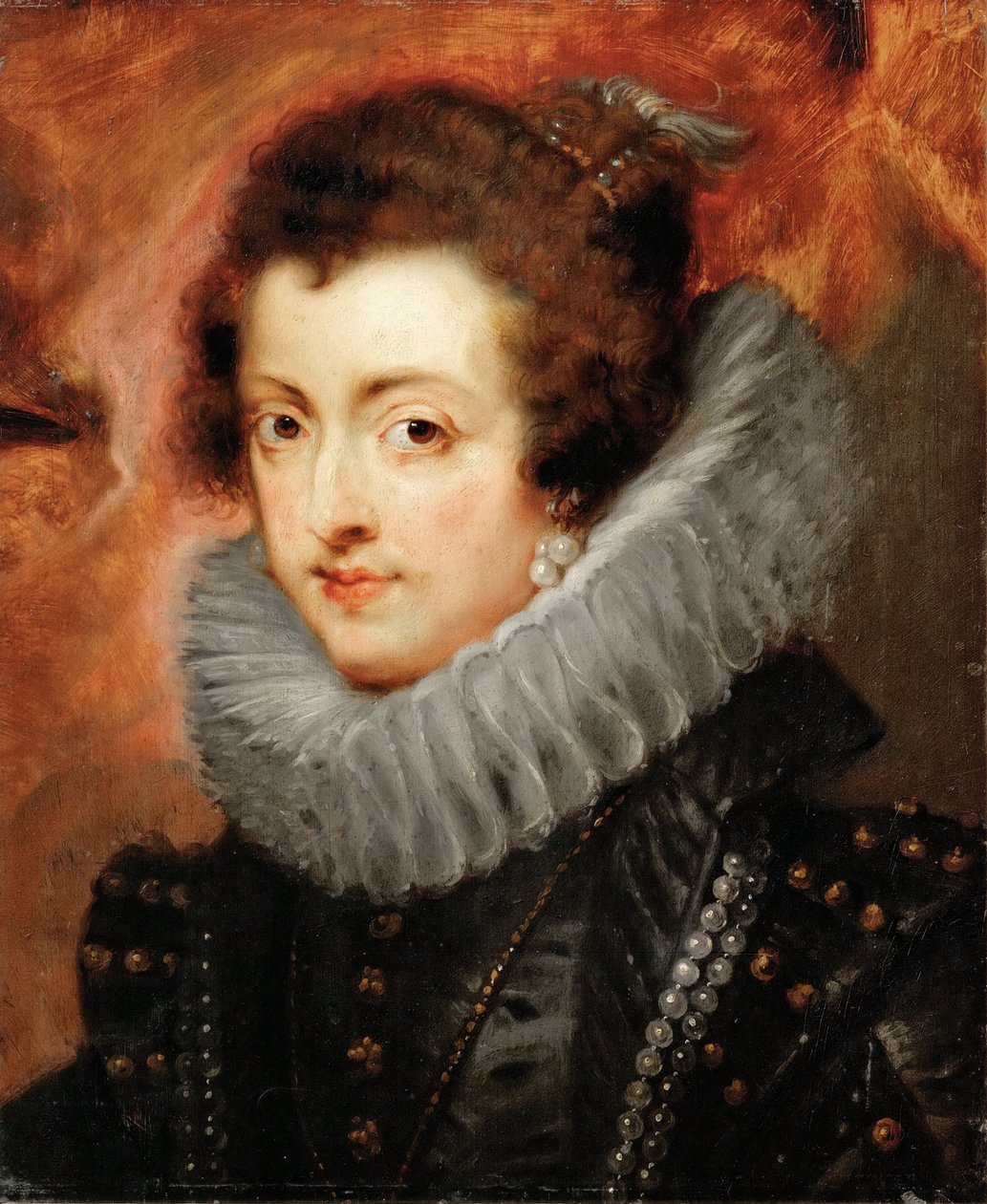 Porträt von Elisabeth von Frankreich, Königin von Spanien von Peter Paul Rubens