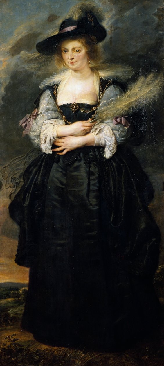 Porträt von Helene Fourment, von Peter Paul Rubens von Peter Paul Rubens