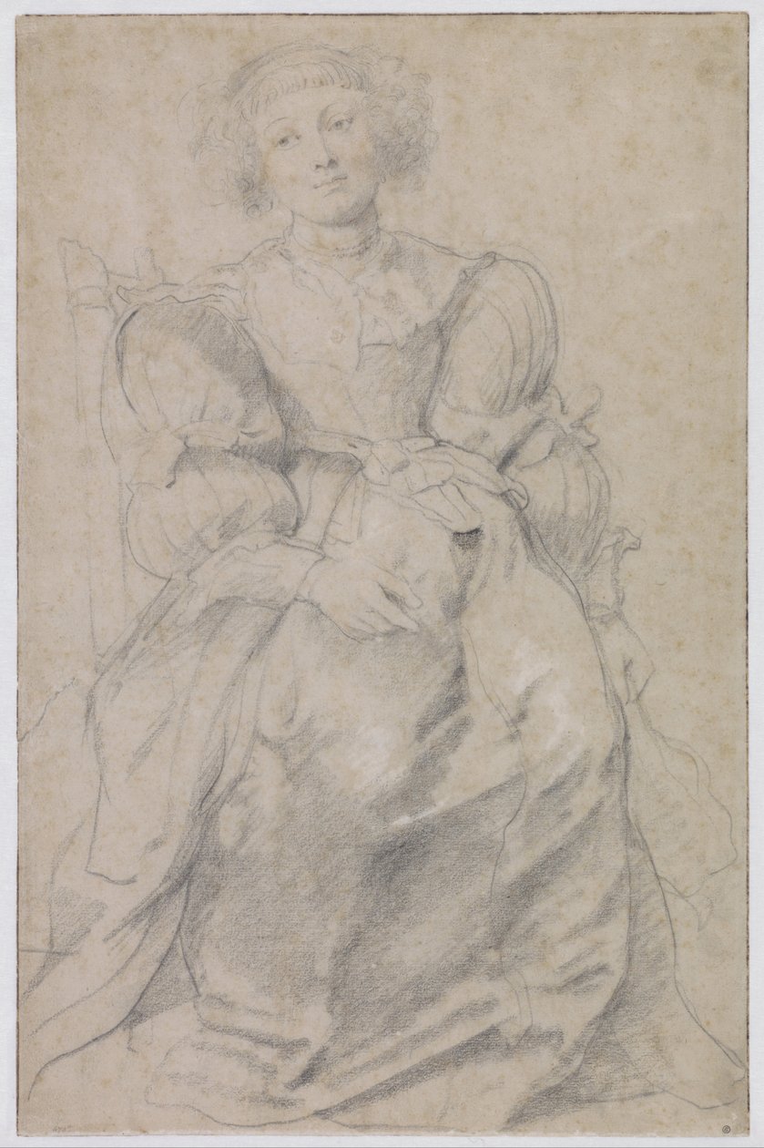 Porträt von Hélène Fourment, um 1630-1631 von Peter Paul Rubens