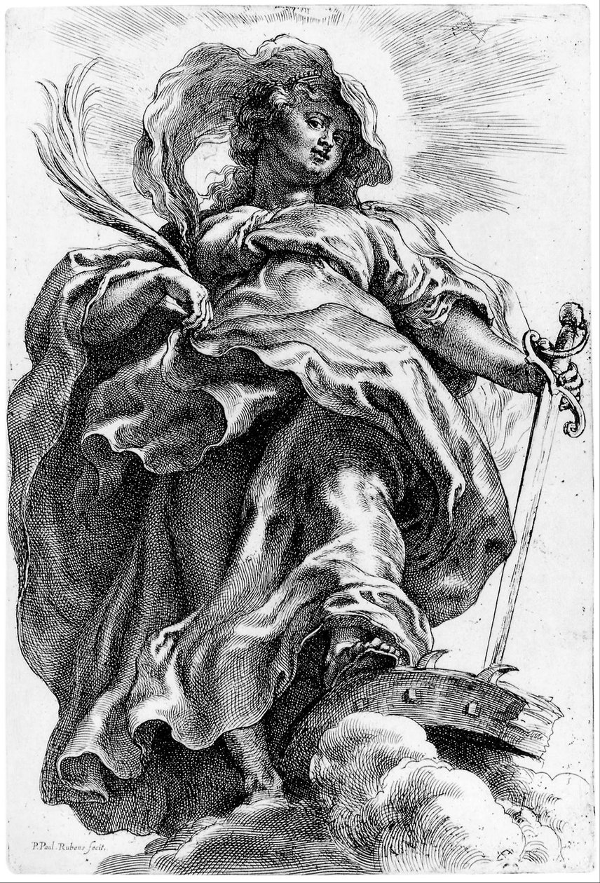 Die heilige Katharina von Alexandria von Peter Paul Rubens