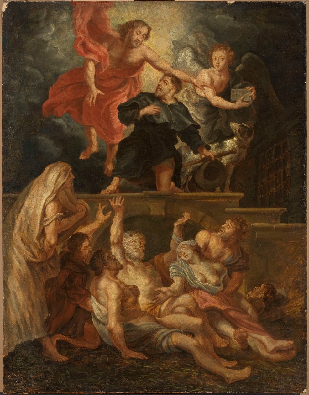 Heiliger Rochus, Patron der von Krankheit Betroffenen von Peter Paul Rubens