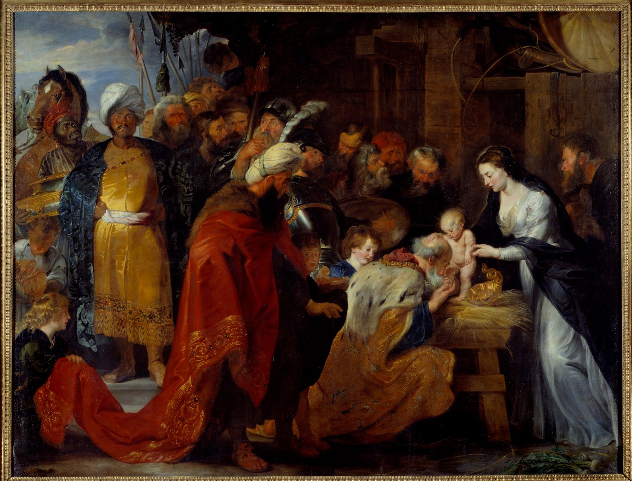 Die Anbetung der Könige von Peter Paul Rubens