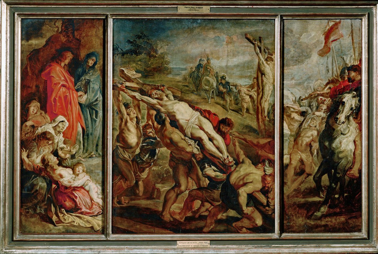 Die Kreuzaufrichtung von Peter Paul Rubens