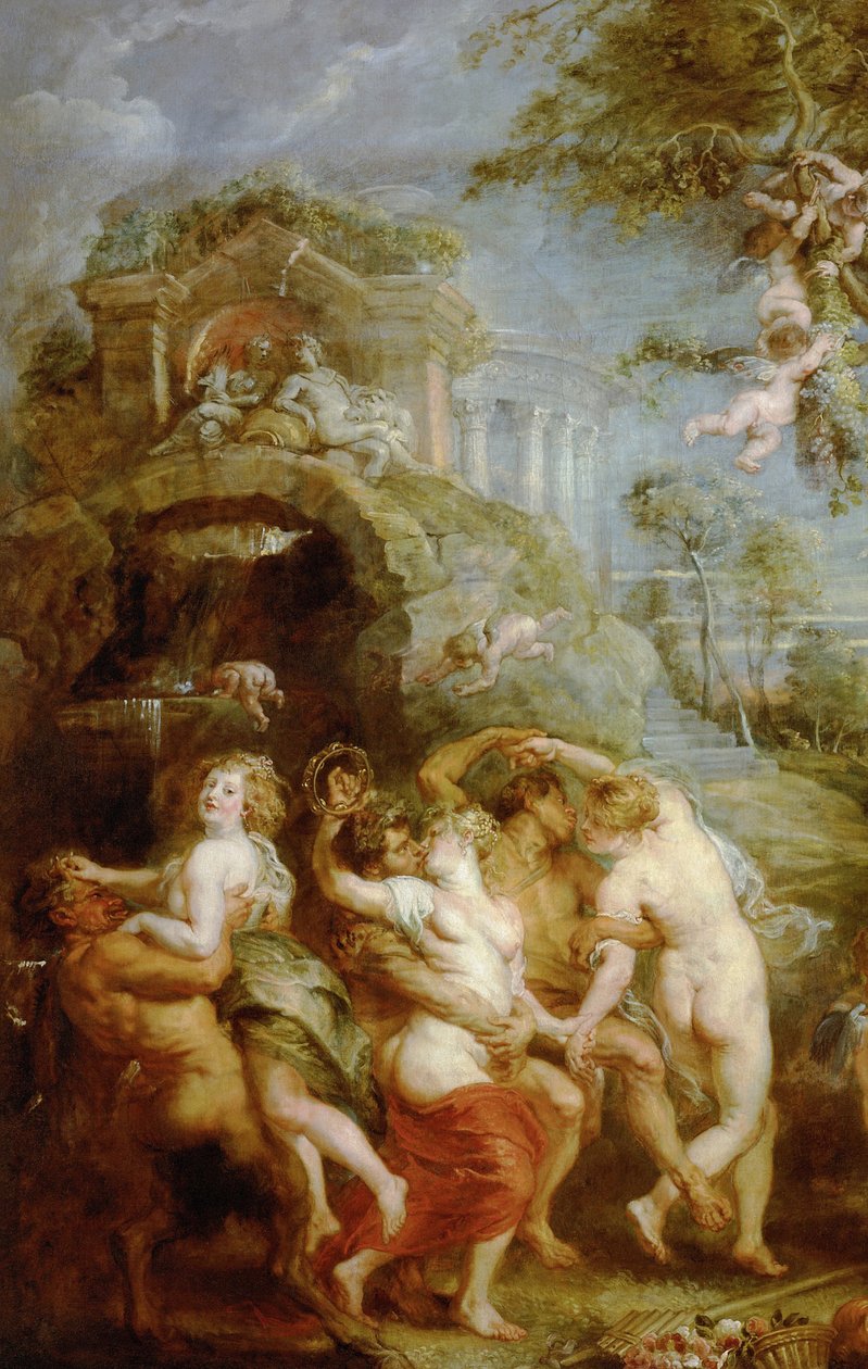 Das Fest der Venus Verticordia (Detail) von Peter Paul Rubens