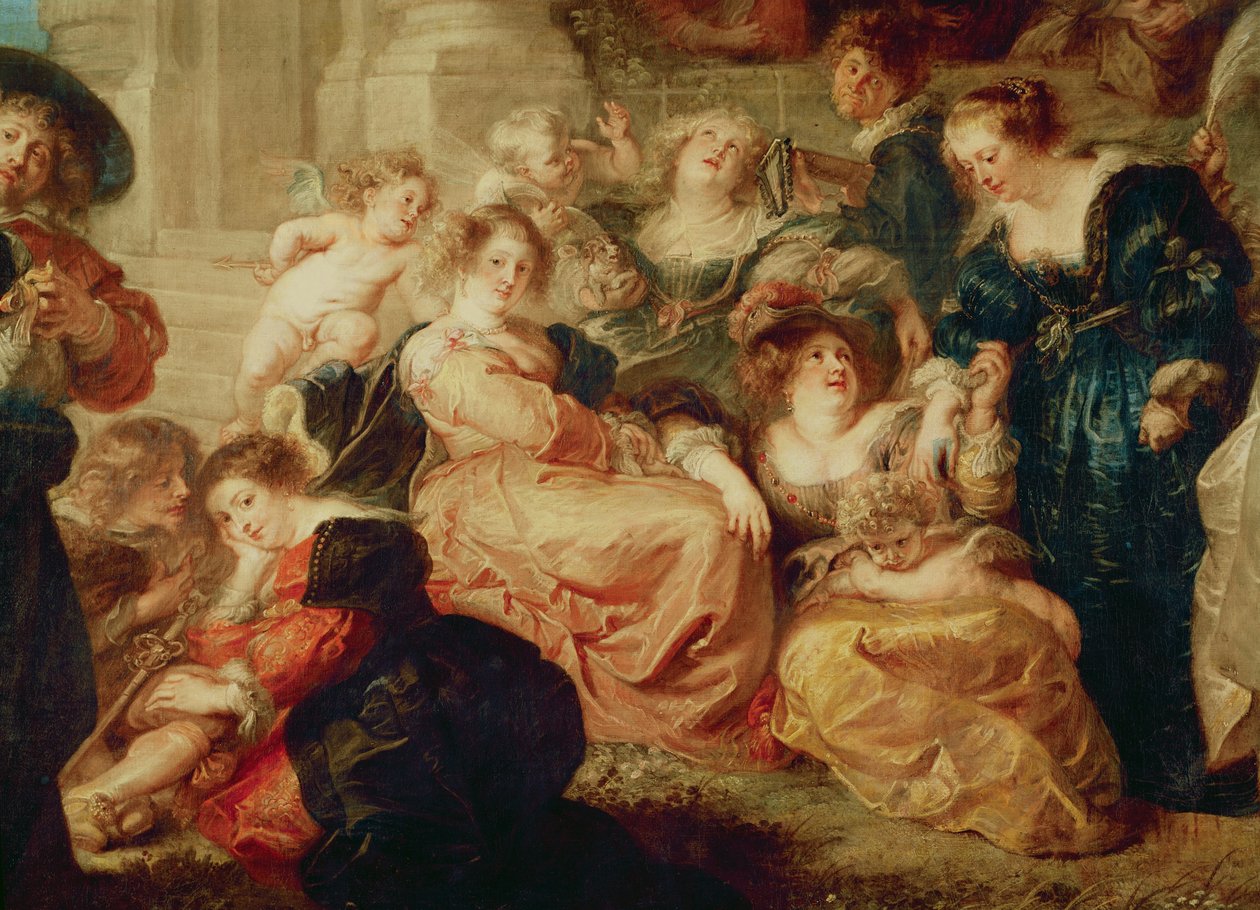 Der Garten der Liebe (Detail) von Peter Paul Rubens