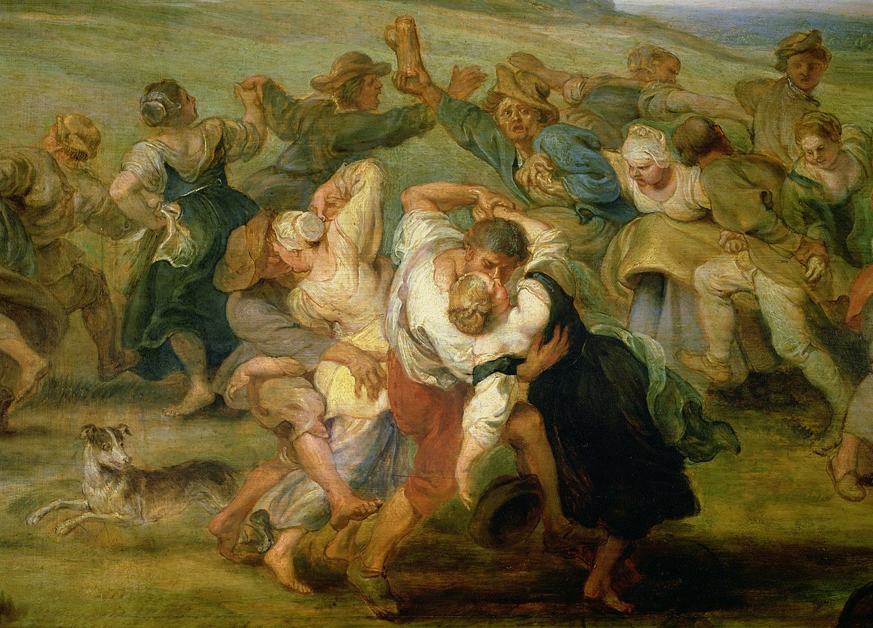 Die Kirmes (Detail) von Peter Paul Rubens