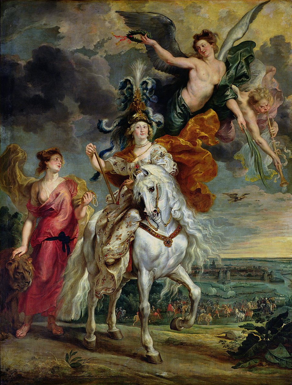 Der Medici-Zyklus: Der Triumph von Juliers von Peter Paul Rubens