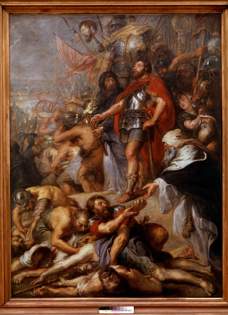 Der Triumph des Judas Makkabäus Judas Makkabäus (oder Makkabäus), genannt der Hammer, Nachfolger seines Vaters Matathias an der Spitze des Aufstands der Juden gegen die Unterdrückung der Seleukiden zur Zeit der Herrschaft von Antiochos von Peter Paul Rubens