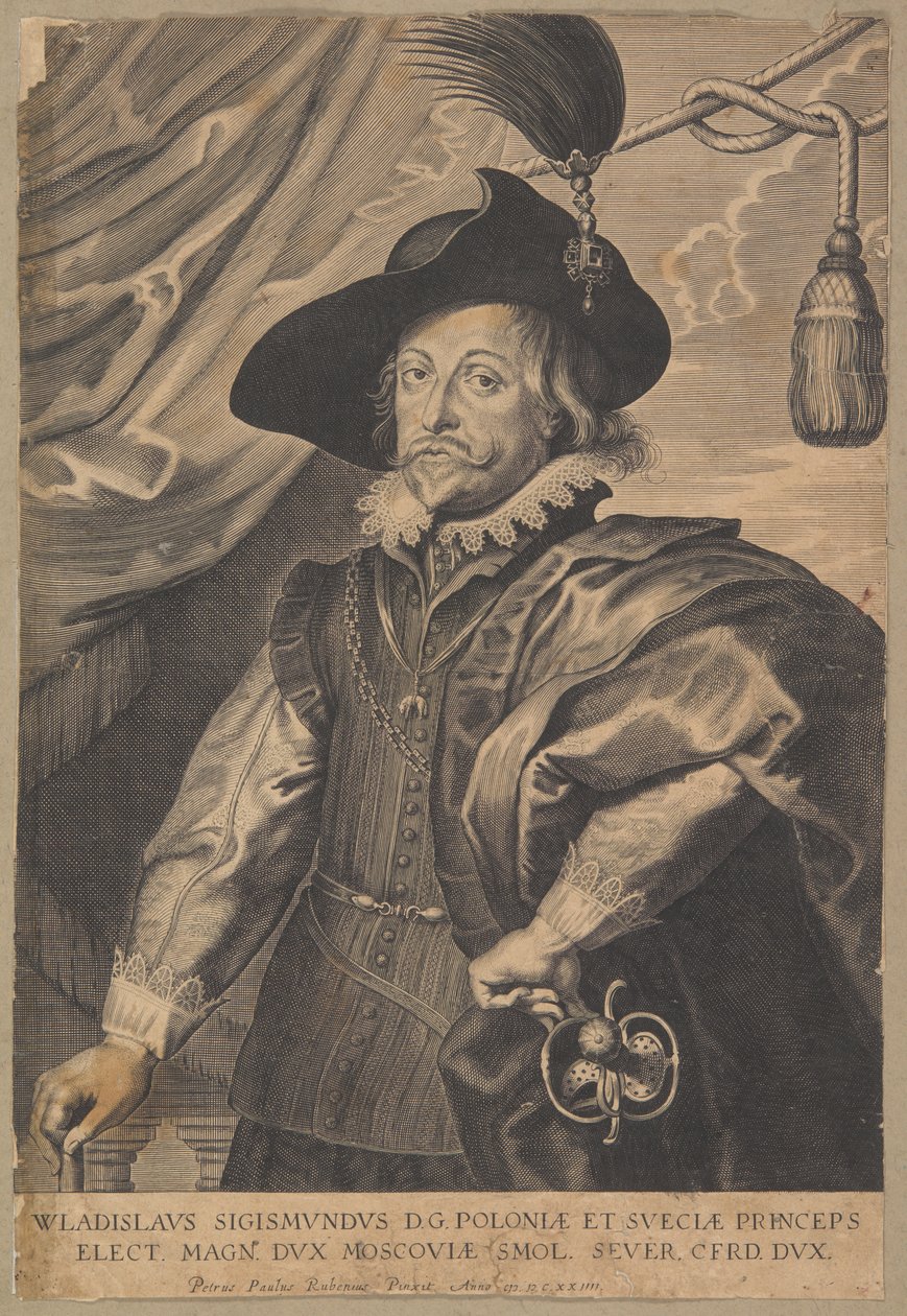 Władysław IV Waza (1595-1648), König von Polen und Großfürst von Litauen 1632-1648 von Peter Paul Rubens
