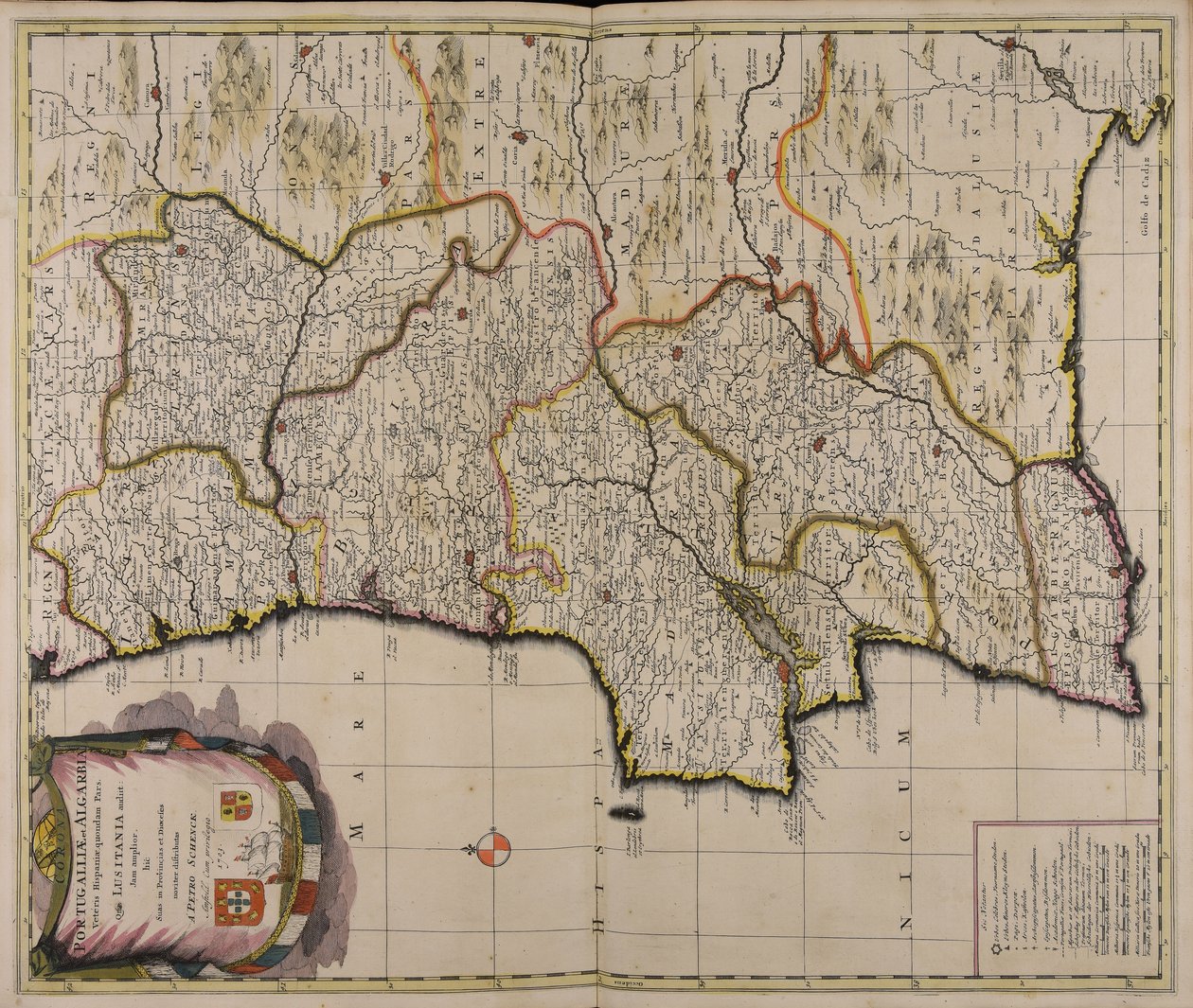Corona Portugalliae et Algarbiae von Peter Schenk the Elder