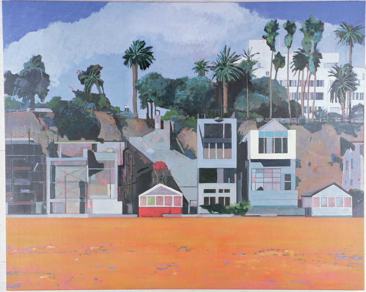 Häuser unter der Klippe, Santa Monica, USA, 2002 von Peter Wilson
