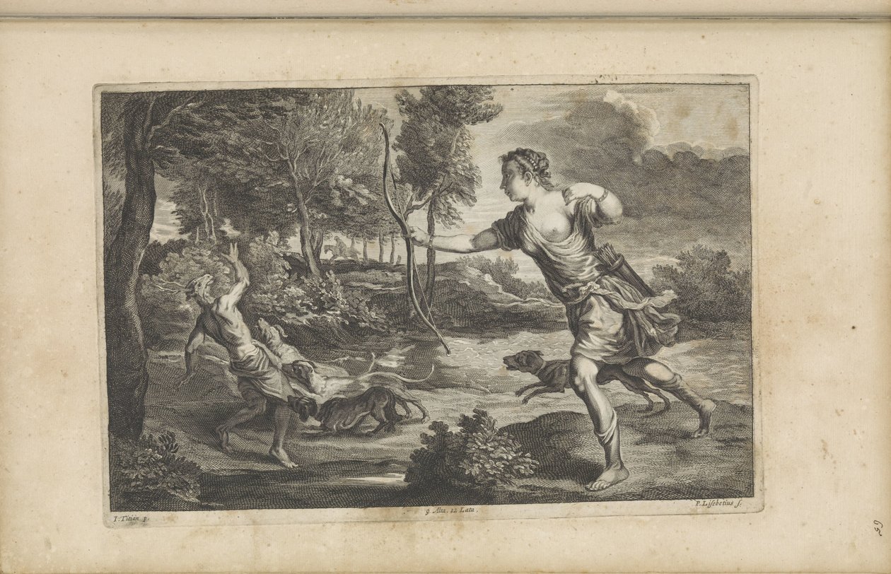 Diana und Actaeon von Peter van Liesebetten