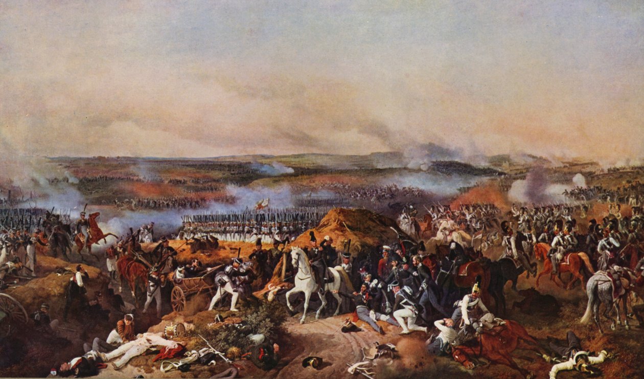 Die Schlacht von Borodino von Peter von (after) Hess