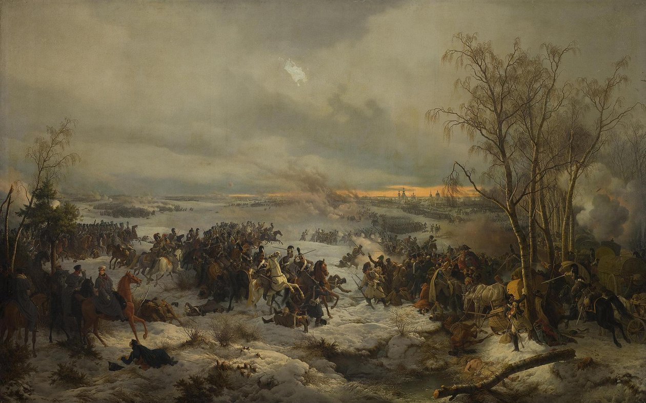 Die Schlacht von Krasnoi Krasny am 17. November 1812, 1849 von Peter von Hess