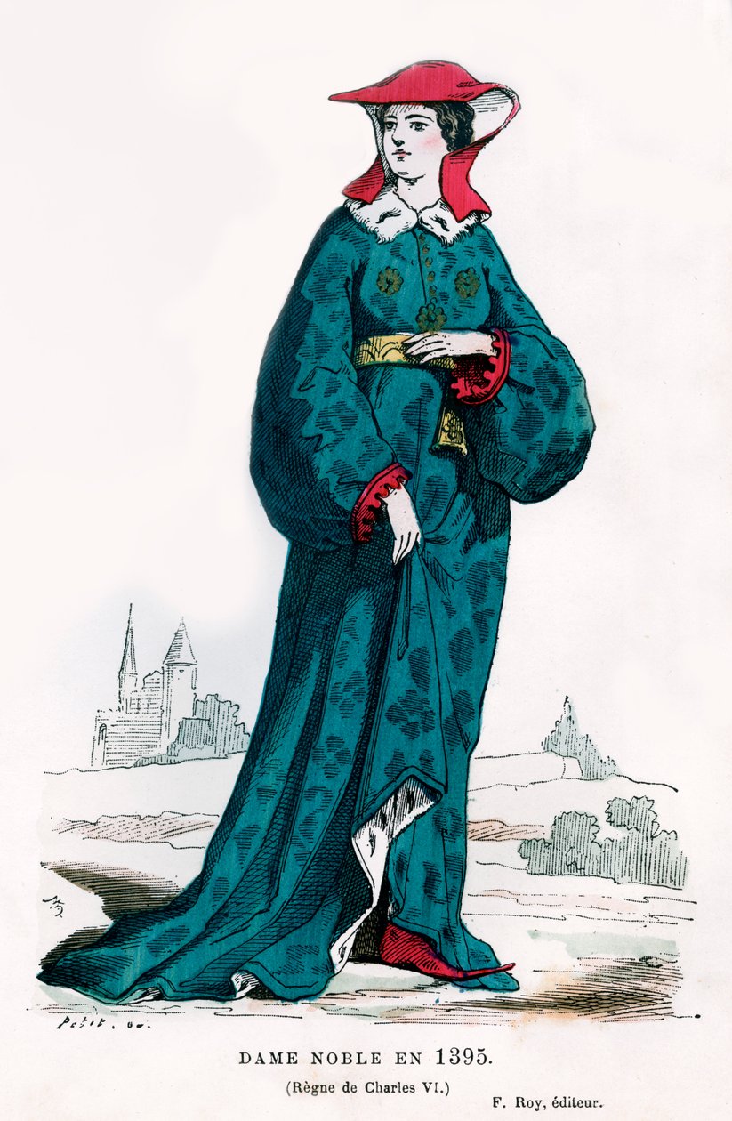 Adlige zur Zeit Karls VI. von Frankreich, 1395, 1882-1884 von Petit