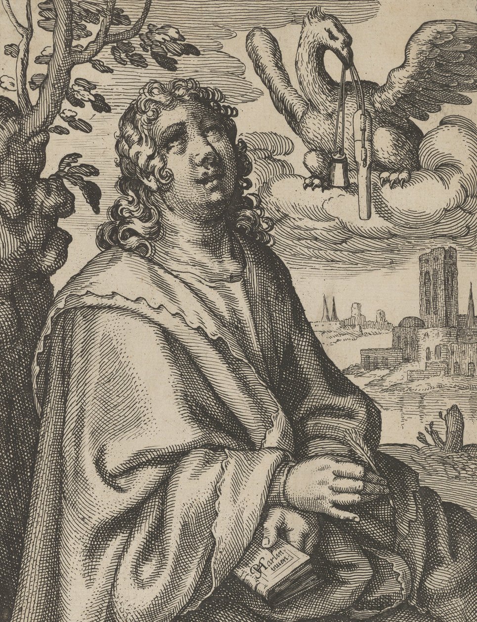 Johannes, aus Die vier Evangelisten, 1610-20 von Petrus Feddes