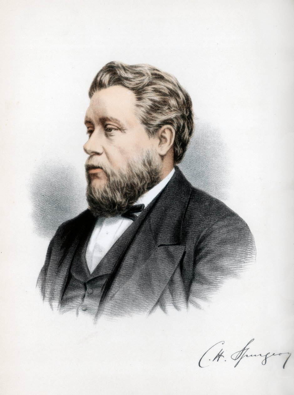Charles Haddon Spurgeon, britischer baptistischer Prediger, um 1890 von Petter and Galpin Cassell
