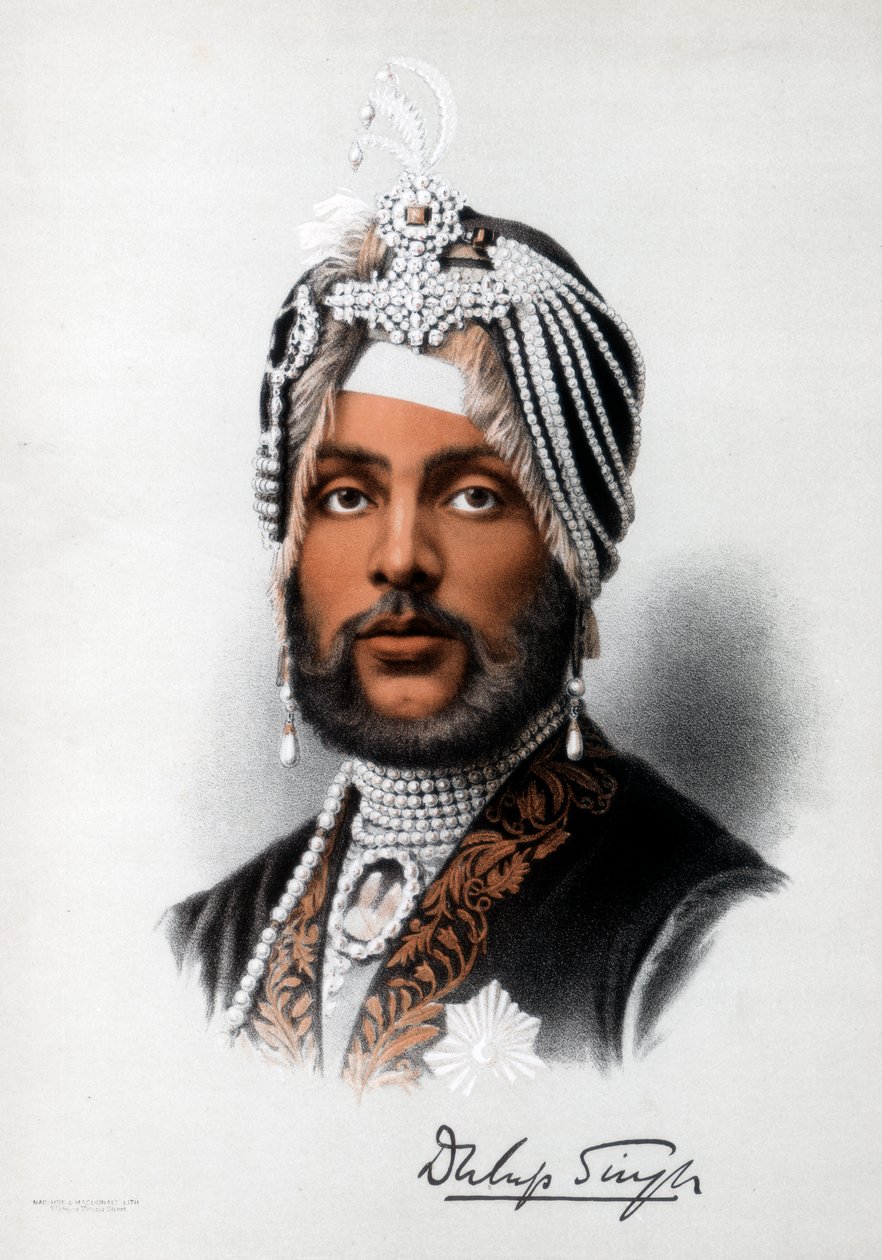 Duleep Singh, Sikh-Herrscher, ca. 1890 von Petter and Galpin Cassell