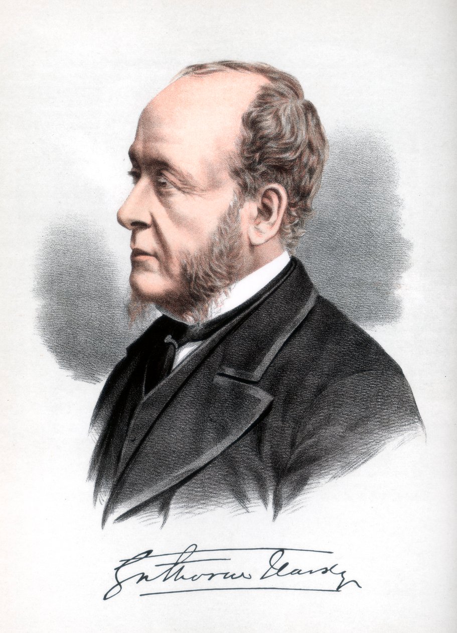 Gathorne Hardy, 1. Earl of Cranbrook, britischer konservativer Politiker, ca. 1890 von Petter and Galpin Cassell