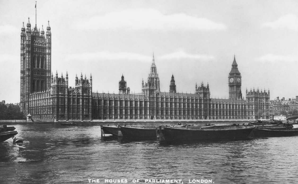 Die Häuser des Parlaments, Westminster, London, 1933 von Philco Publishing Company