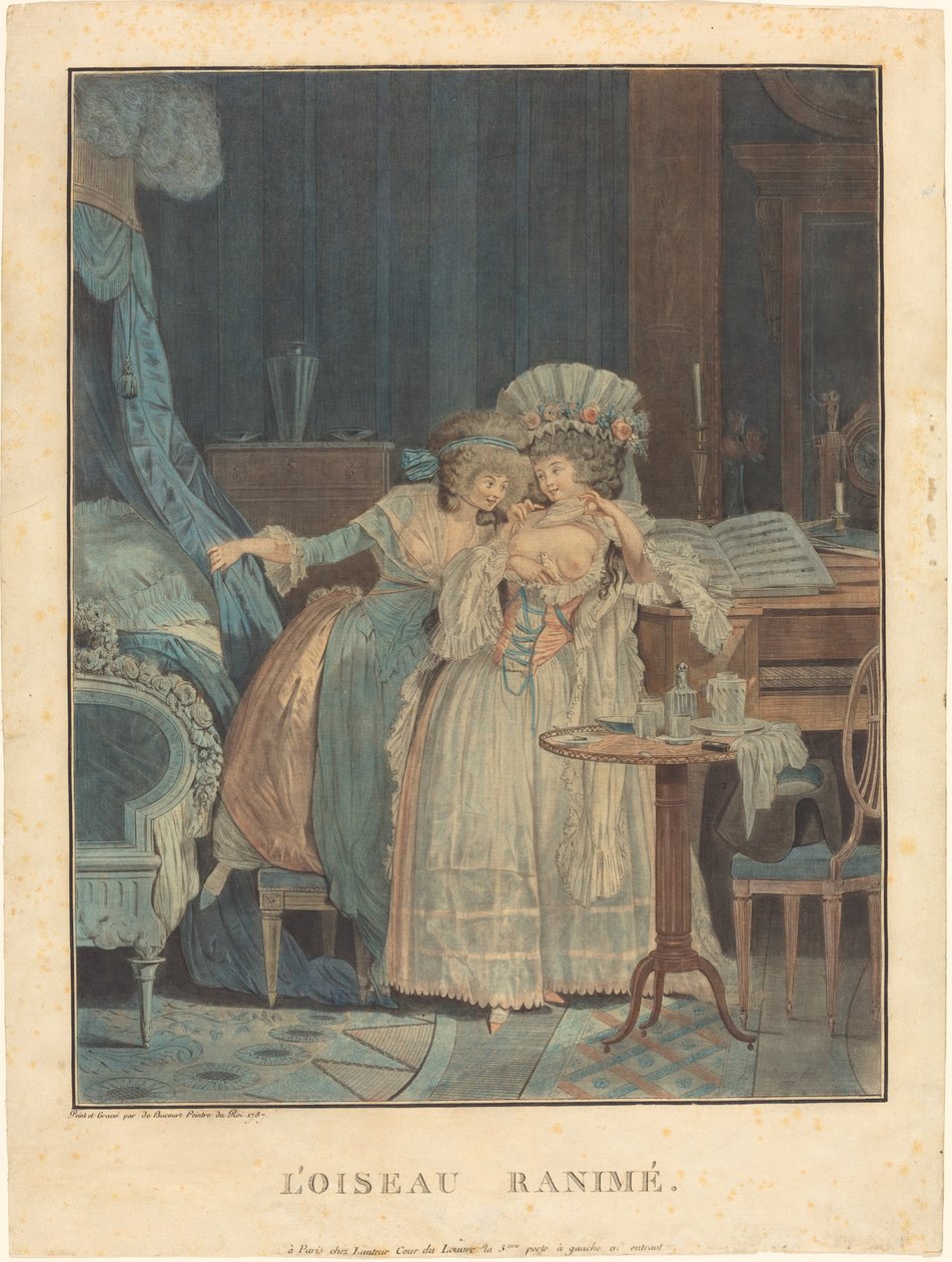 Der wiederbelebte Vogel von Philibert Louis Debucourt