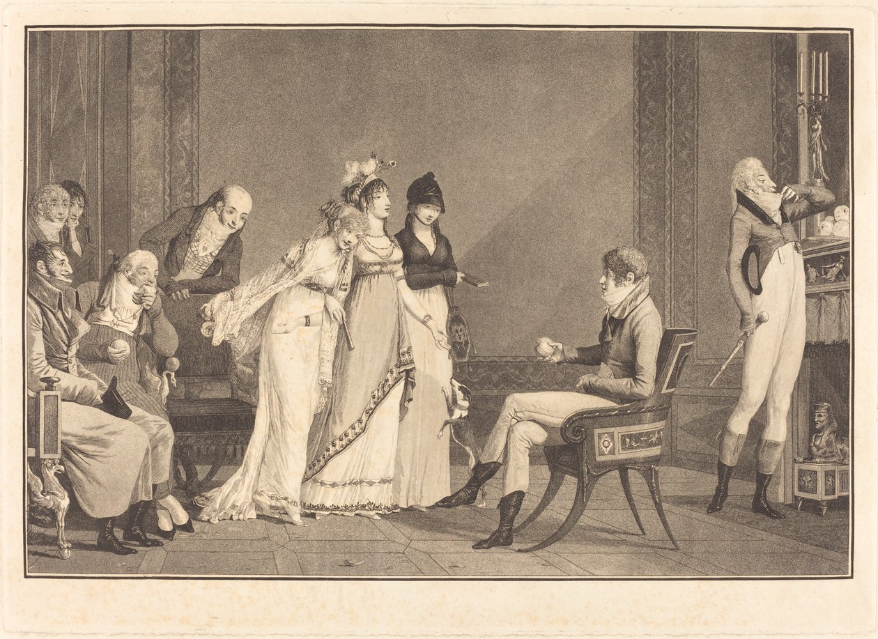 Die Orange oder das moderne Urteil von Paris von Philibert Louis Debucourt