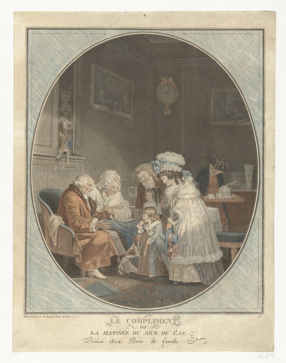 Neujahrstag von Philibert-Louis Debucourt