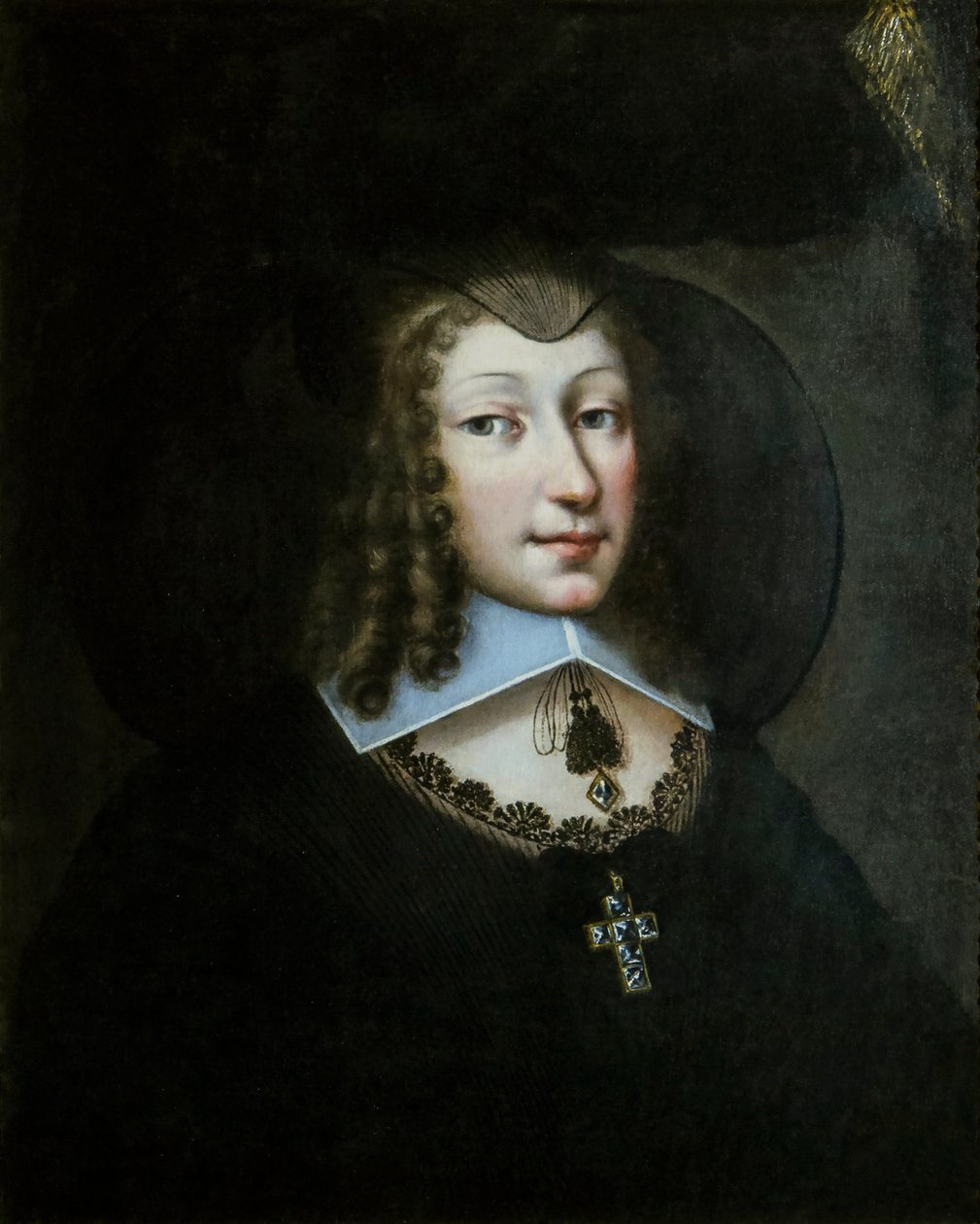 Christine Marie von Frankreich 1606-1663, Herzogin von Savoyen in Witwenkleid, 1638-1640 von Philibert Torret