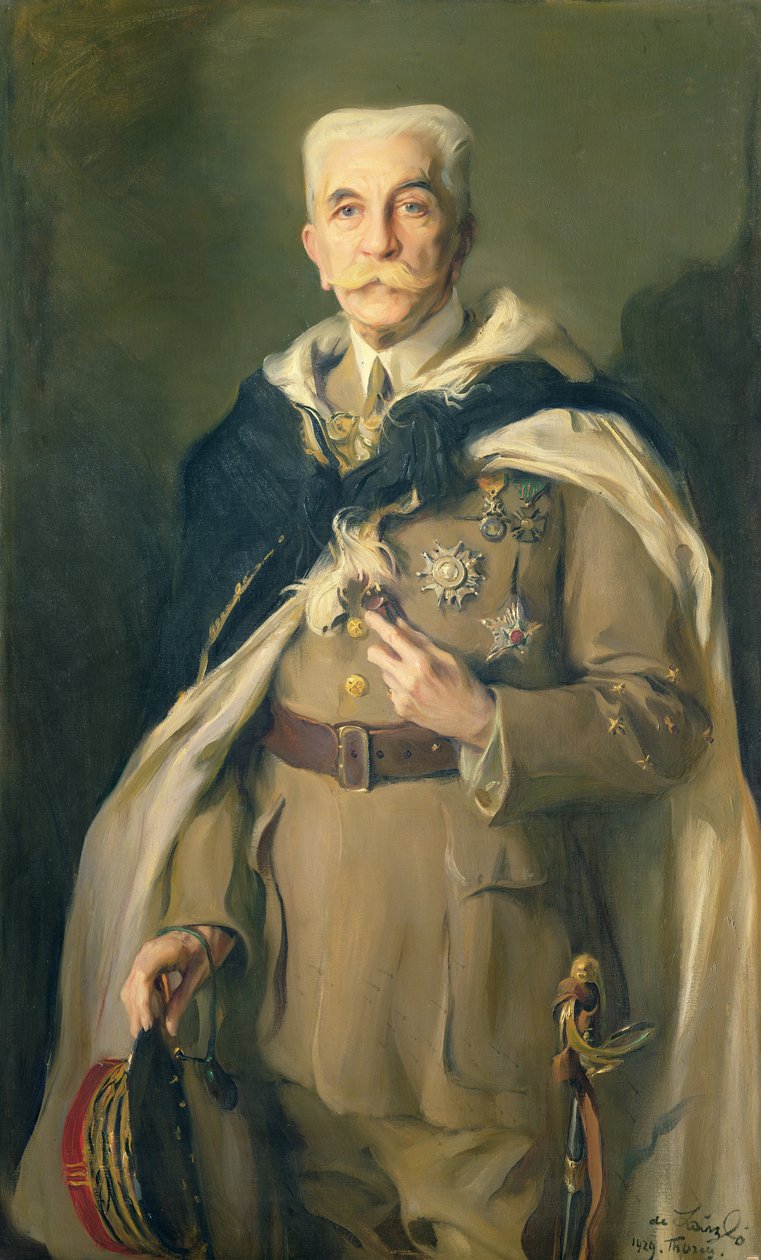 Marschall Louis Hubert Gonzalve Lyautey (1854-1934) 1929 von Philip Alexius de Laszlo