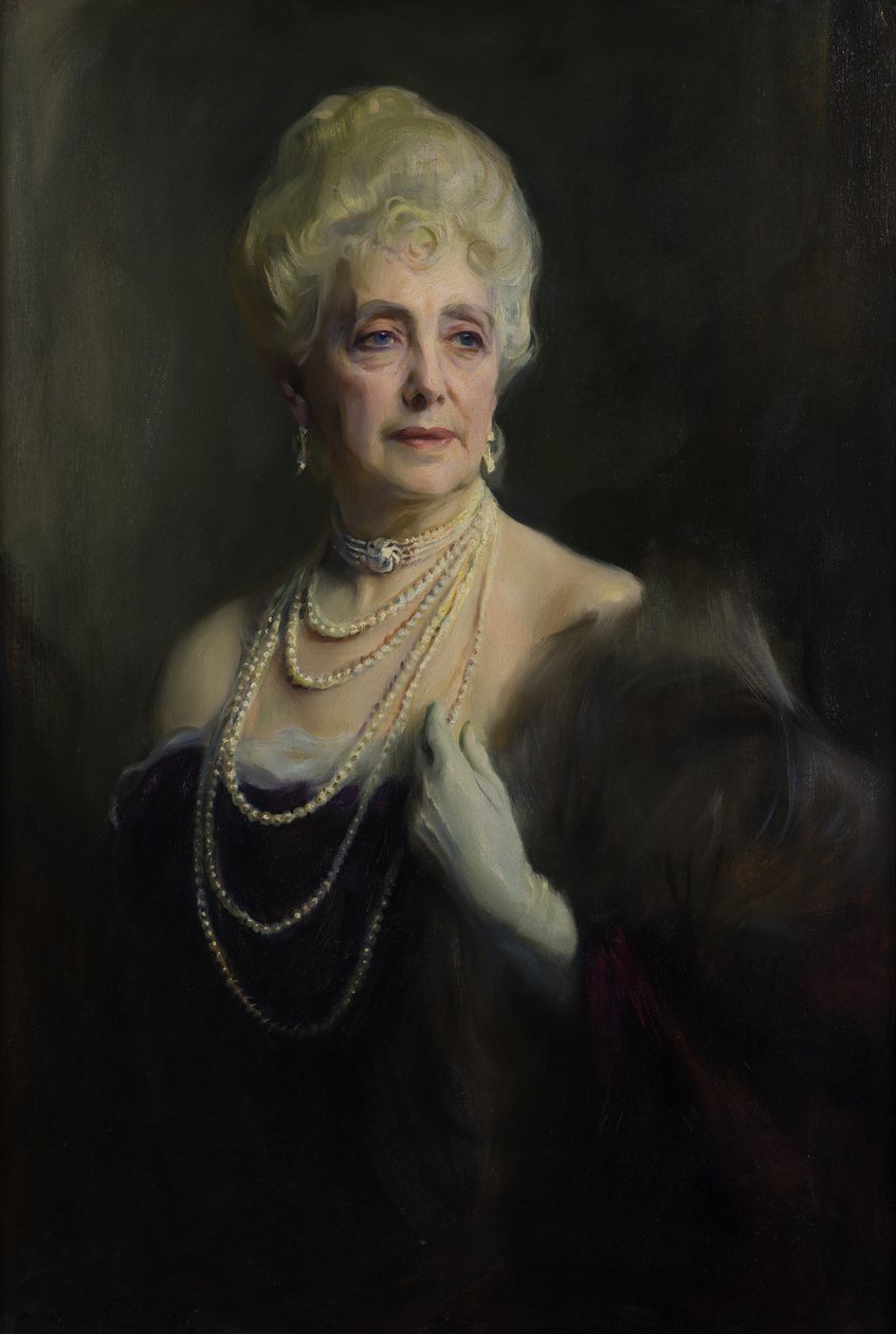 Die hochverehrte Mabell Ogilvy, Witwe Gräfin von Airlie (1866-1956) von Philip Alexius de Laszlo