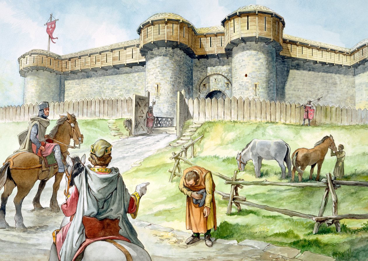Helmsley Castle, 13. Jahrhundert, ca. 1990-2010 von Philip Corke