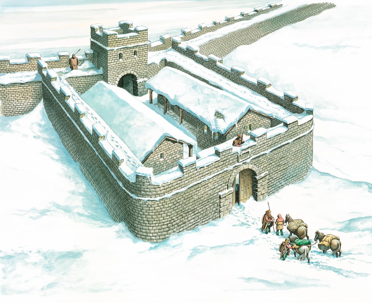 Winshields Milecastle, Hadrianswall, Northumberland, 2007 von Philip Corke