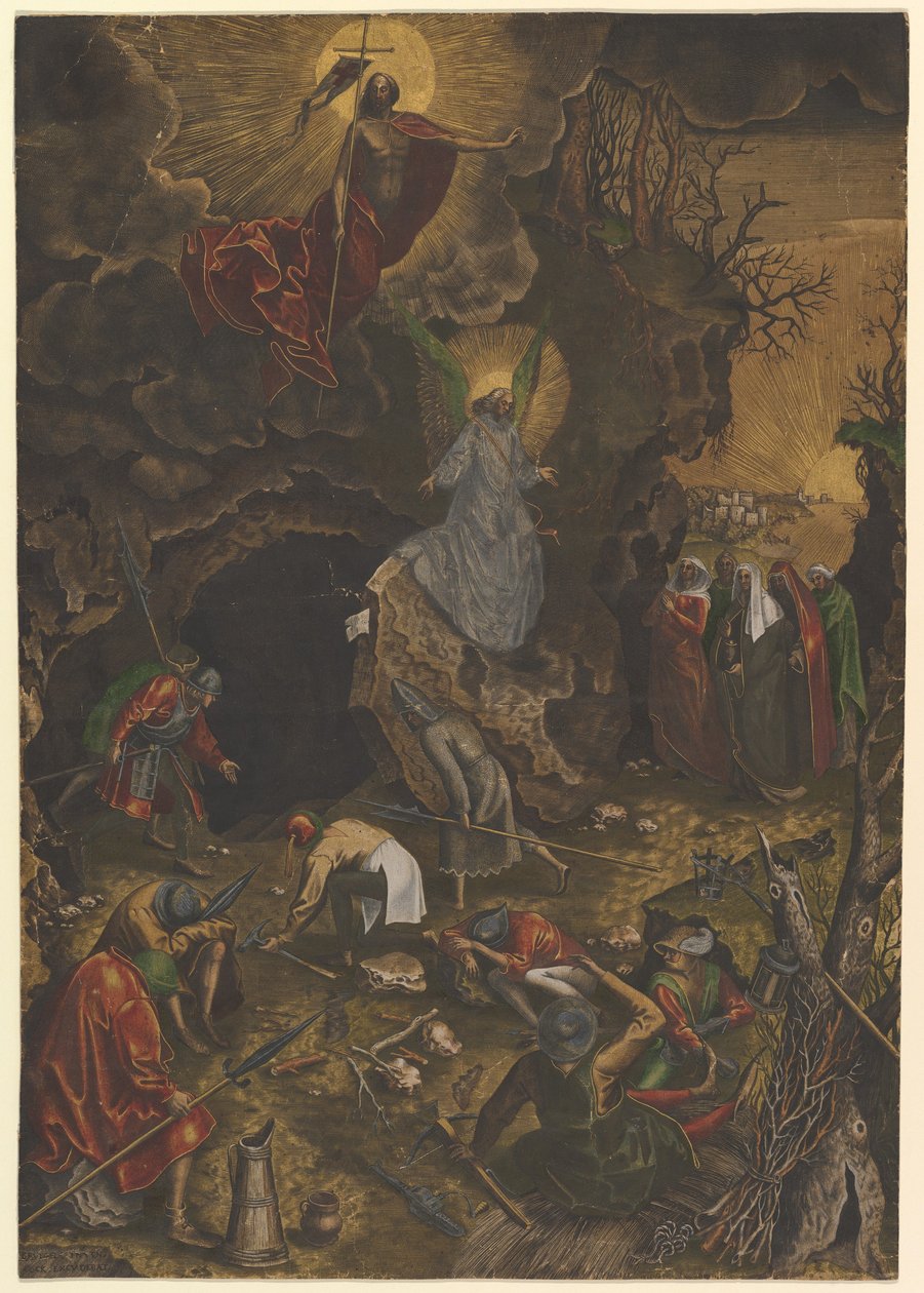 Die Auferstehung, ca. 1562-63 von Philip Galle