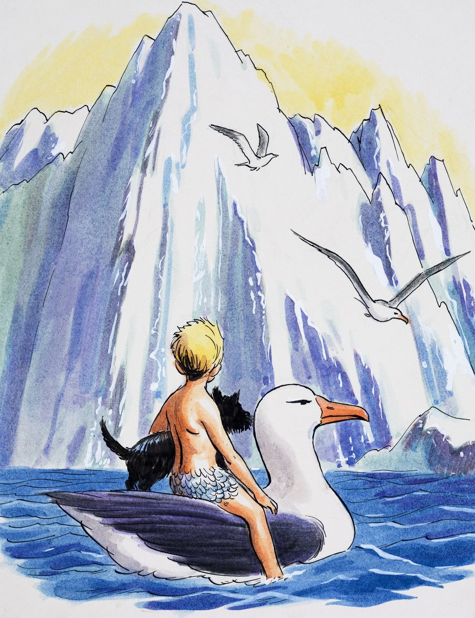Eisberge der Arktis, Illustration aus 