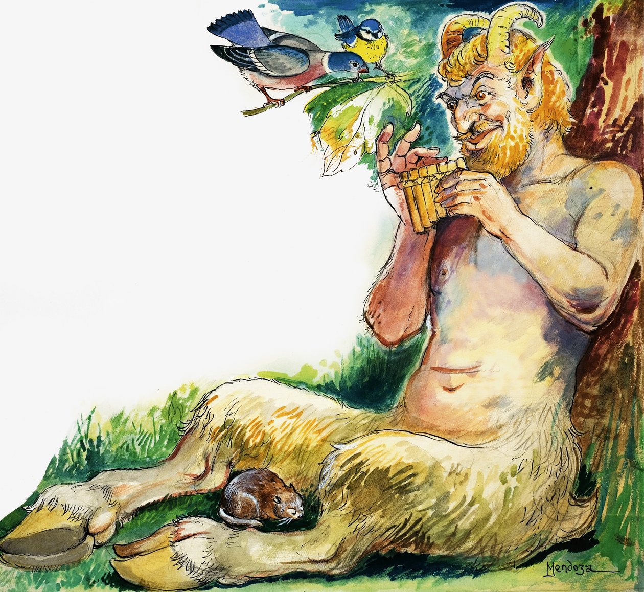 Pan, der griechische Gott der Natur von Philip Mendoza