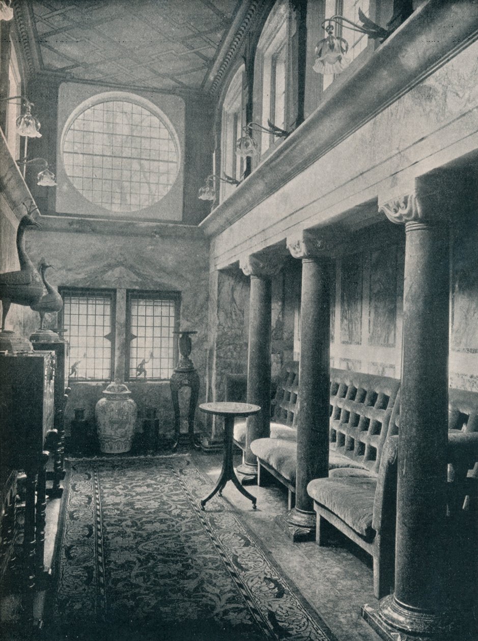 Marmorsaal in Nr. 1 Holland Park von Philip Webb