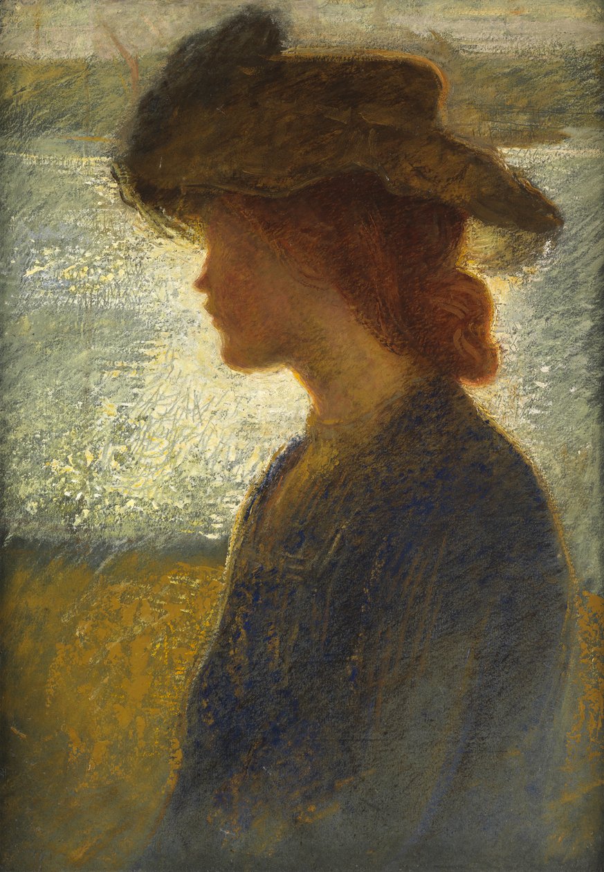 Gegen das Licht, am Fluss von Philip Wilson Steer