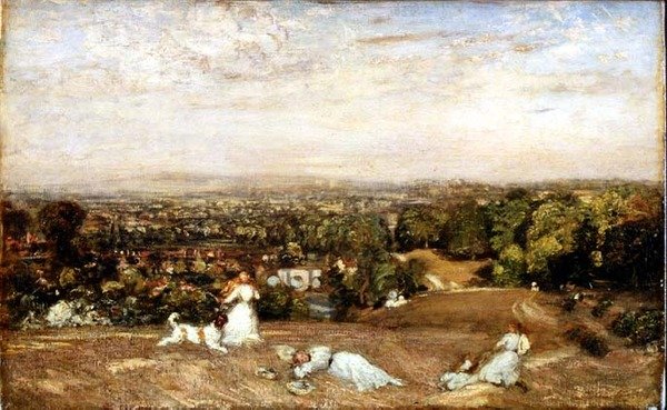 Kinder spielen, Ludlow Walks von Philip Wilson Steer