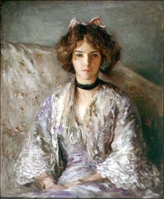 Porträt von Miss Ethel Warwick von Philip Wilson Steer