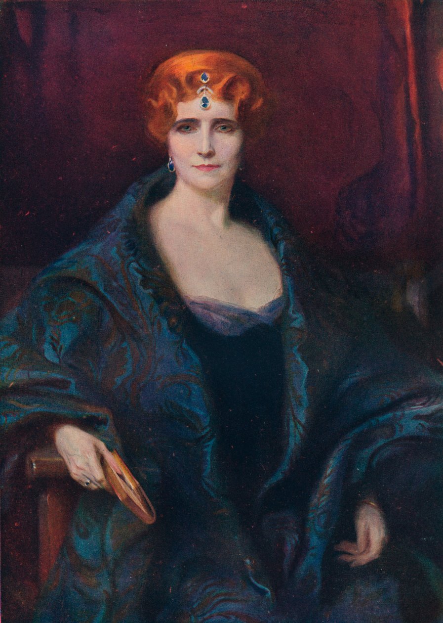 Porträt von Mrs. Elinor Glyn, 1912 von Philip de László